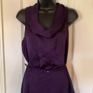 Eggplant purple cocktail dress